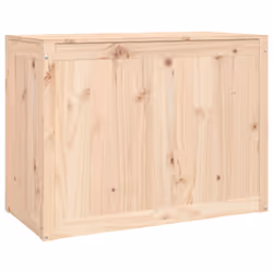 vidaXL Solid Wood Pine Laundry Box Bin Multi Colours 44x44x66 cm/88.5x44x66 cm - natural - Additional view 4