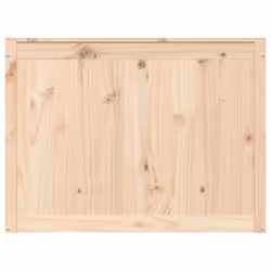 vidaXL Solid Wood Pine Laundry Box Bin Multi Colours 44x44x66 cm/88.5x44x66 cm - natural - Additional view 5