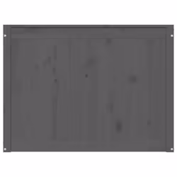 vidaXL Solid Wood Pine Laundry Box Bin Multi Colours 44x44x66 cm/88.5x44x66 cm - grey - Additional view 5