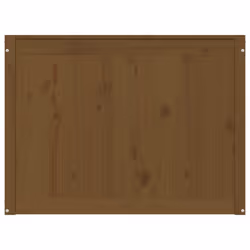 vidaXL Solid Wood Pine Laundry Box Bin Multi Colours 44x44x66 cm/88.5x44x66 cm - honey brown - Additional view 5