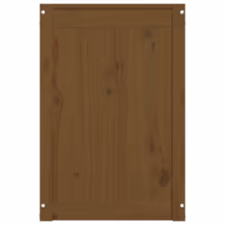 vidaXL Solid Wood Pine Laundry Box Bin Multi Colours 44x44x66 cm/88.5x44x66 cm - honey brown - Additional view 6