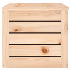 vidaXL Solid Wood Pine Storage Box Storage Chest Tool Box Multi Colours/Sizes - natural, 89 x 36.5 x 33 cm - Additional view 6
