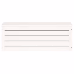vidaXL Solid Wood Pine Storage Box Storage Chest Tool Box Multi Colours/Sizes - white, 89 x 36.5 x 33 cm - Additional view 5