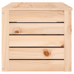 vidaXL Solid Wood Pine Storage Box Storage Chest Tool Box Multi Colours/Sizes - natural, 109 x 36.5 x 33 cm - Additional view 6
