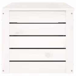 vidaXL Solid Wood Pine Storage Box Storage Chest Tool Box Multi Colours/Sizes - white, 109 x 36.5 x 33 cm - Additional view 6