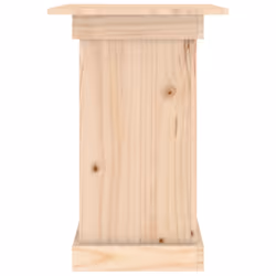 vidaXL Flower Stand Plant Stand Garden Planter Patio Plant Pot Solid Wood Pine - natural, 40 x 40 x 60 cm - Additional view 4