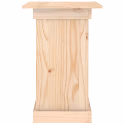 vidaXL Flower Stand Plant Stand Garden Planter Patio Plant Pot Solid Wood Pine - natural, 40 x 40 x 60 cm - Additional view 5