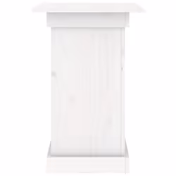 vidaXL Flower Stand Plant Stand Garden Planter Patio Plant Pot Solid Wood Pine - white, 40 x 40 x 60 cm - Additional view 5