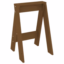 vidaXL 2x Solid Wood Pine Stools Bar Chair Counter Stool Multi Colours/Sizes - honey brown, 40 x 40 x 60 cm - Additional view 4