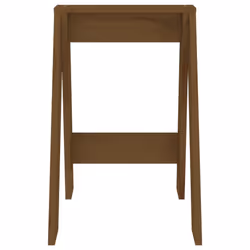 vidaXL 2x Solid Wood Pine Stools Bar Chair Counter Stool Multi Colours/Sizes - honey brown, 40 x 40 x 60 cm - Additional view 5