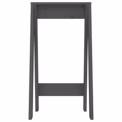 vidaXL 2x Solid Wood Pine Stools Bar Chair Counter Stool Multi Colours/Sizes - grey, 40 x 40 x 75 cm - Additional view 5