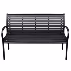 VidaXL 319578 outdoor bench Wood, Steel