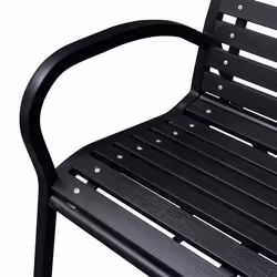VidaXL 319578 outdoor bench Wood, Steel - Additional view 4