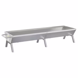 vidaXL Automatic Barbecue Grill and Tray Set Stainless Steel Patio Smoker Tray - Additional view 7