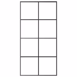 vidaXL Sliding Door with Hardware Set Multi Sizes 3 Horizontal Bars/4x2 Grids - 4x2 grids, 102.5 x 205 cm - Additional view 5