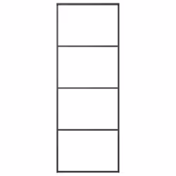 vidaXL Sliding Door with Hardware Set Multi Sizes 3 Horizontal Bars/4x2 Grids - 3 horizontal bars, 76 x 205 cm - Additional view 4