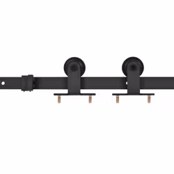 vidaXL Sliding Door with Hardware Set Multi Sizes 3 Horizontal Bars/4x2 Grids - 3 horizontal bars, 76 x 205 cm - Additional view 5