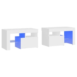 VidaXL 3152770 nightstand/bedside table White