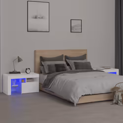 VidaXL 3152770 nightstand/bedside table White