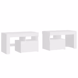 VidaXL 3152770 nightstand/bedside table White