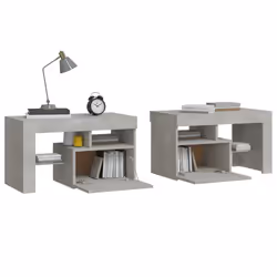 VidaXL 3152773 nightstand/bedside table Concrete colour - Additional view 6