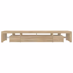 vidaXL TV Cabinet with LED Lights Media Unit TV Stand TV Unit Hifi Cabinet - sonoma oak, 260 x 36.5 x 40 cm - Additional view 9