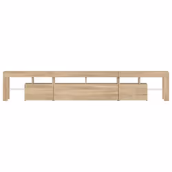 vidaXL TV Cabinet with LED Lights Media Unit TV Stand TV Unit Hifi Cabinet - sonoma oak, 230 x 36.5 x 40 cm - Additional view 9