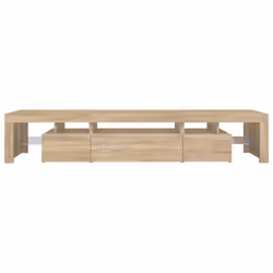 vidaXL TV Cabinet with LED Lights Media Unit TV Stand TV Unit Hifi Cabinet - sonoma oak, 215 x 36.5 x 40 cm - Additional view 8