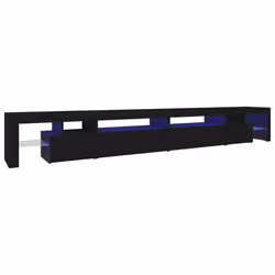 VidaXL 3152803, Black, Wood, Wood, 2900 mm, 365 mm, 400 mm