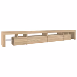 vidaXL TV Cabinet with LED Lights Media Unit TV Stand TV Unit Hifi Cabinet - sonoma oak, 290 x 36.5 x 40 cm - Additional view 6