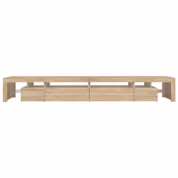 vidaXL TV Cabinet with LED Lights Media Unit TV Stand TV Unit Hifi Cabinet - sonoma oak, 290 x 36.5 x 40 cm - Additional view 8