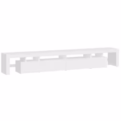 ) vidaXL TV Cabinet with LED Lights Media Unit TV Stand TV Unit Hifi Cabinet - white, 260 x 36.5 x 40 cm (4 pcs - Additional view 7