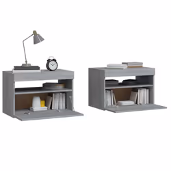 VidaXL 3152829 nightstand/bedside table Oak - Additional view 6
