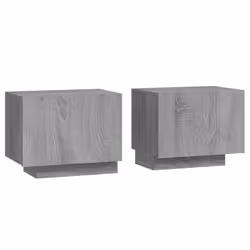 vidaXL Bedside Cabinet Couch End Table Chipboard 100x35x40 cm Multi Colours - grey sonoma - Additional view 2