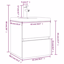 VidaXL 3152862 bathroom vanity/sink cabinet - Additional view 7