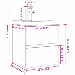VidaXL 3152882 bathroom vanity/sink cabinet - Additional view 7