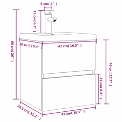 VidaXL 3152883 bathroom vanity/sink cabinet - Additional view 7