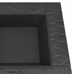 vidaXL Fire Pit Garden Fireplace with Poker Furnace Heater Fire Bowl XXL Steel - Additional view 5