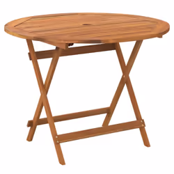 vidaXL Garden Dining Set 5 Piece Solid Wood Acacia Outdoor Table and Chair - Additional view 6