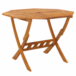 vidaXL Solid Wood Acacia Garden Dining Set 5 Piece Table with/without Armrest - with armrest - Additional view 5
