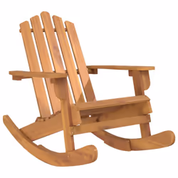 vidaXL 3 Piece Adirondack Garden Lounge Set Solid Wood Acacia - Additional view 3
