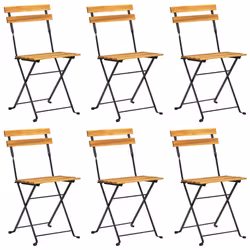 VidaXL 3152106, Terrace, Acacia wood, Steel