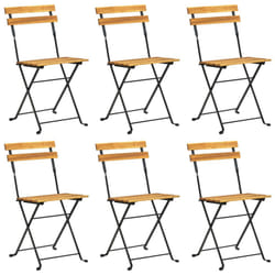 VidaXL 3152106 outdoor chair Terrace Acacia wood, Steel