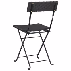 VidaXL 3152112 outdoor chair Terrace Polyrattan, Steel Black - Additional view 7