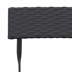 VidaXL 3152113 outdoor chair Terrace Polyrattan, Steel Black - Additional view 7