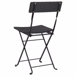 VidaXL 3152114 outdoor chair Terrace Polyrattan, Steel Black - Additional view 7