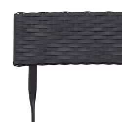 VidaXL 3152114 outdoor chair Terrace Polyrattan, Steel Black - Additional view 8
