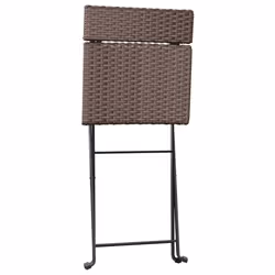 VidaXL 3152116 outdoor chair Terrace Polyrattan, Steel Brown - Additional view 5