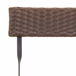 VidaXL 3152116 outdoor chair Terrace Polyrattan, Steel Brown - Additional view 8