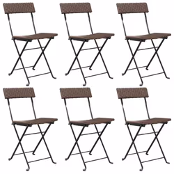 VidaXL 3152117, Terrace, Polyrattan, Steel, Brown, 110 kg, 400 mm, 450 mm
